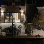 8 Norfolk Avenue Garden at night